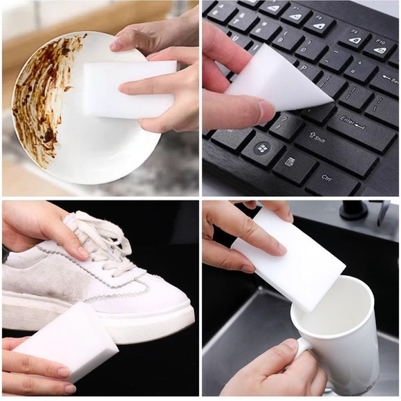 60 Magic Sponge Erasers White Cleaning Sponge - Picture 6 of 7